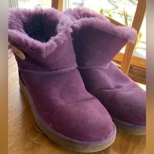 UGG purple winter boots